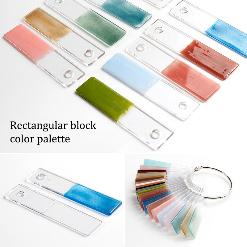 Nail Art Viral - Rechthoek Fake Nail Art Display Swatch