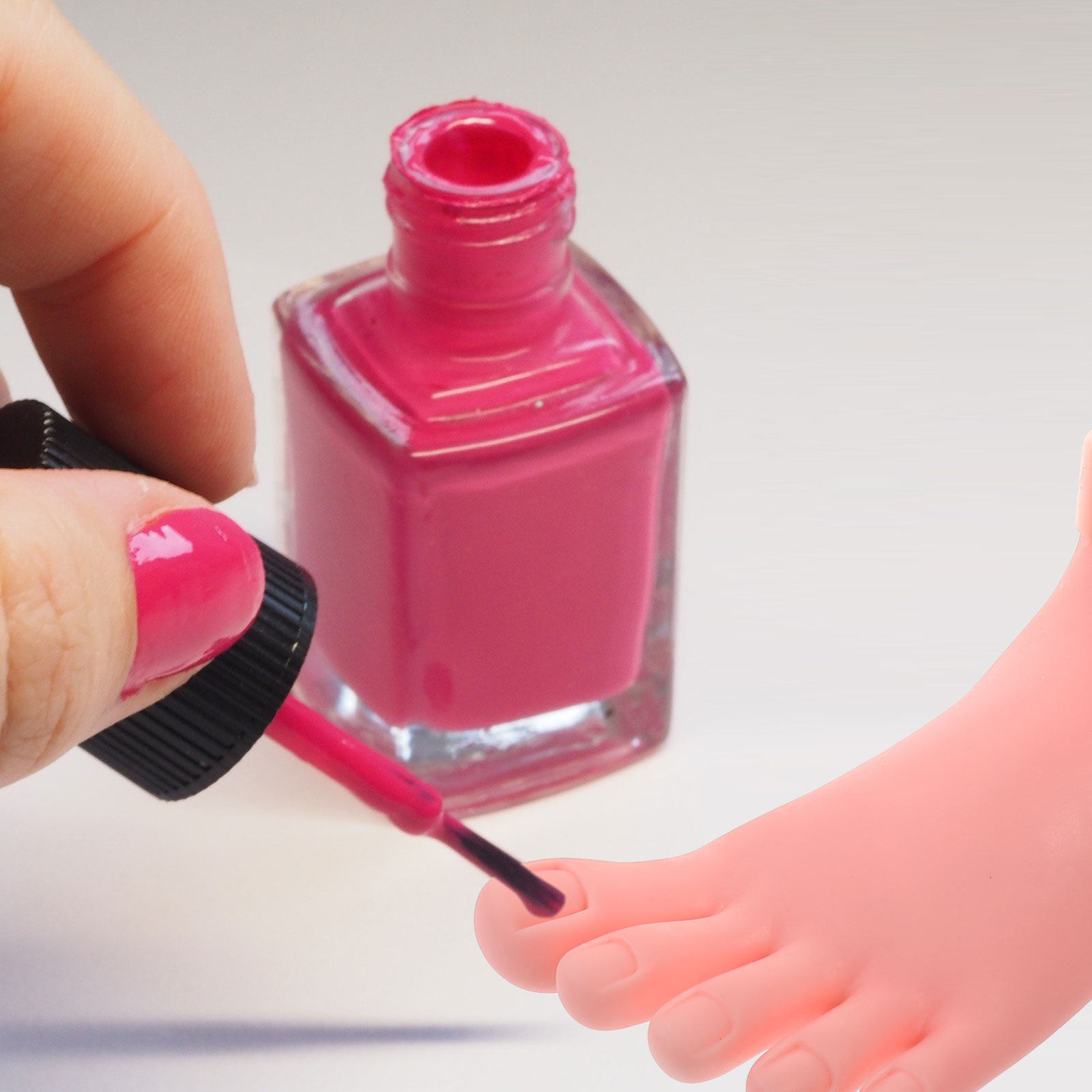 Nail Art Fake - 2 stuks manicure training nep hand