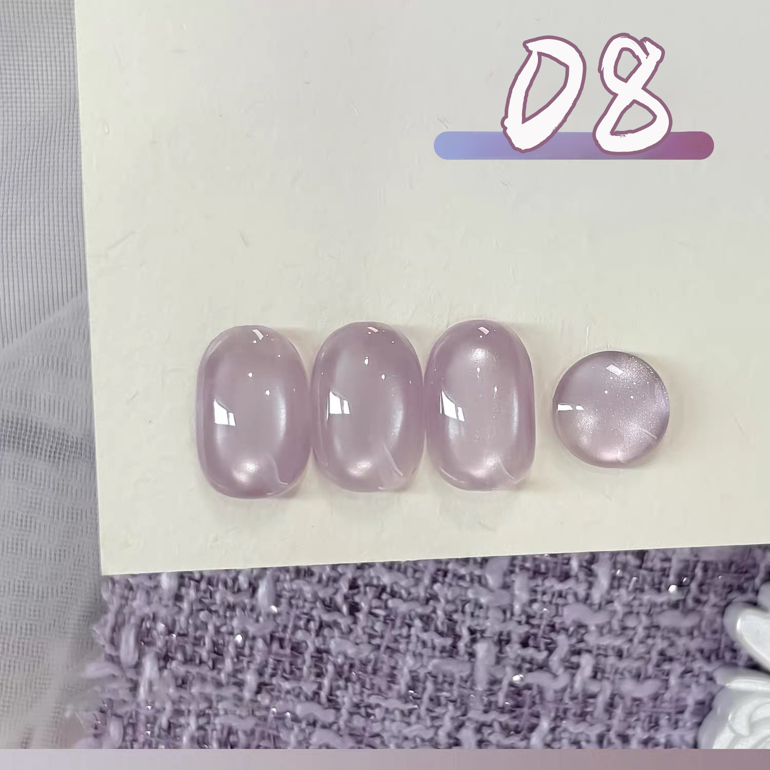 Nail Art Lilac - SHAKA 1 stks Ijs Transparant Whitening