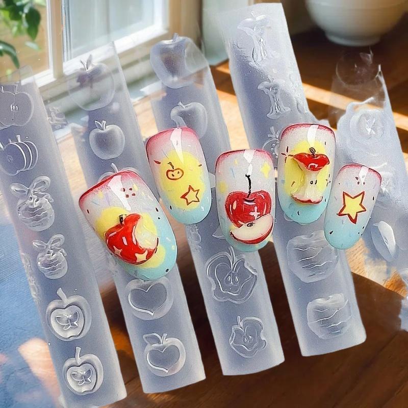Nail Art Motif - HEET! Cartoon schattige dieren 3D siliconen