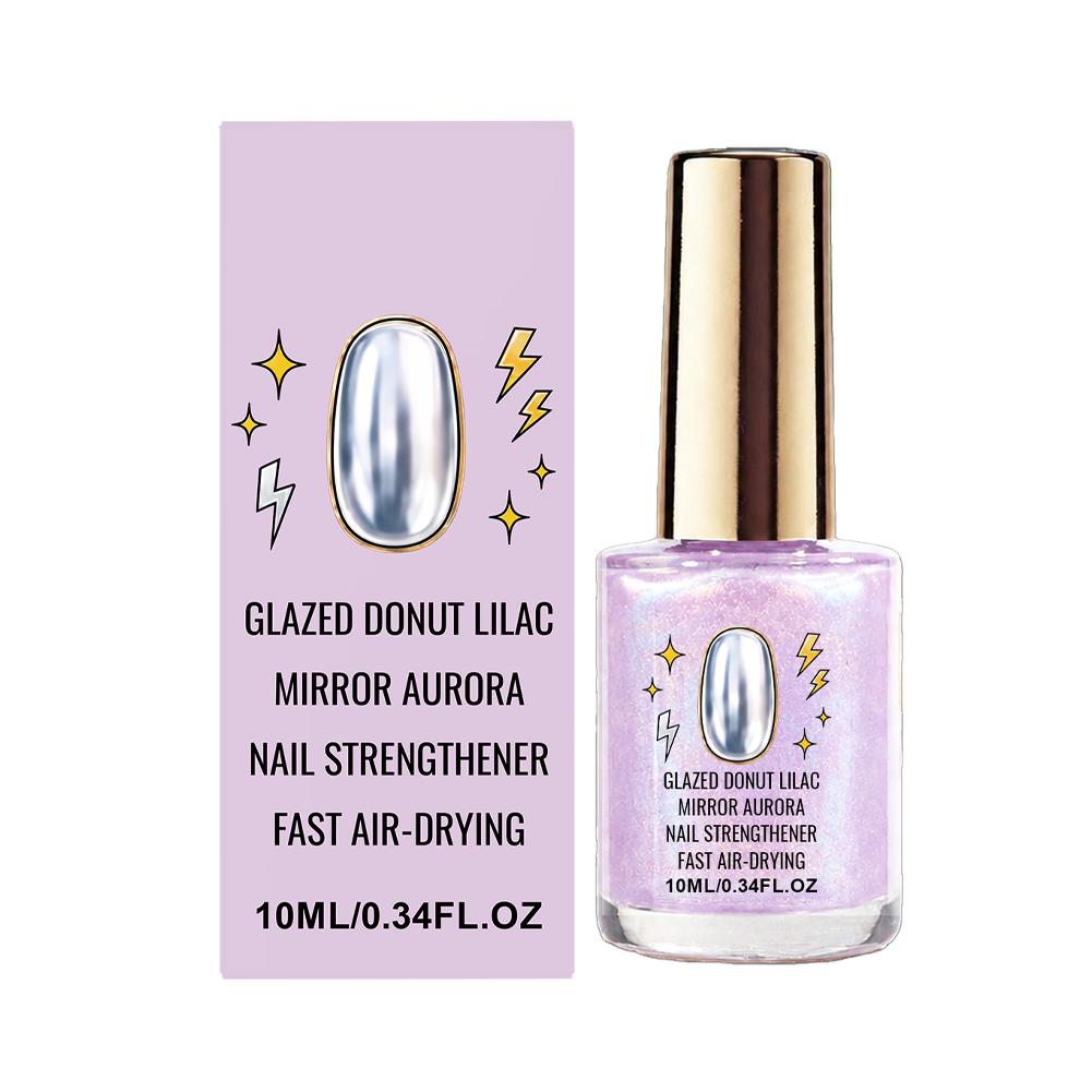 Nail Art Lilac - Geglazuurde Lila Nagellak Mirror Aurora Nagelversterker