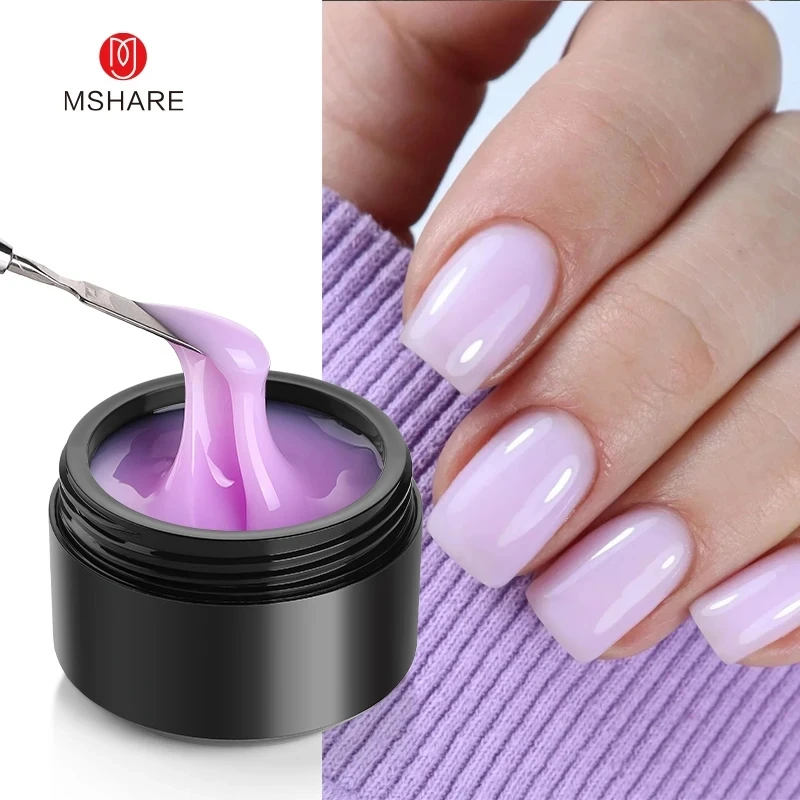 Nail Art Lilac - MSHARE Paars Lila Builder Extension Gel