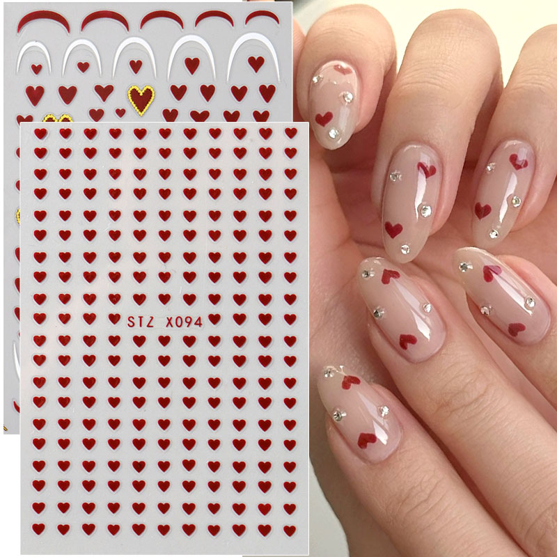2 stks Mini Liefde Hart Nail A - Nail Art Valentine recensie en prijs