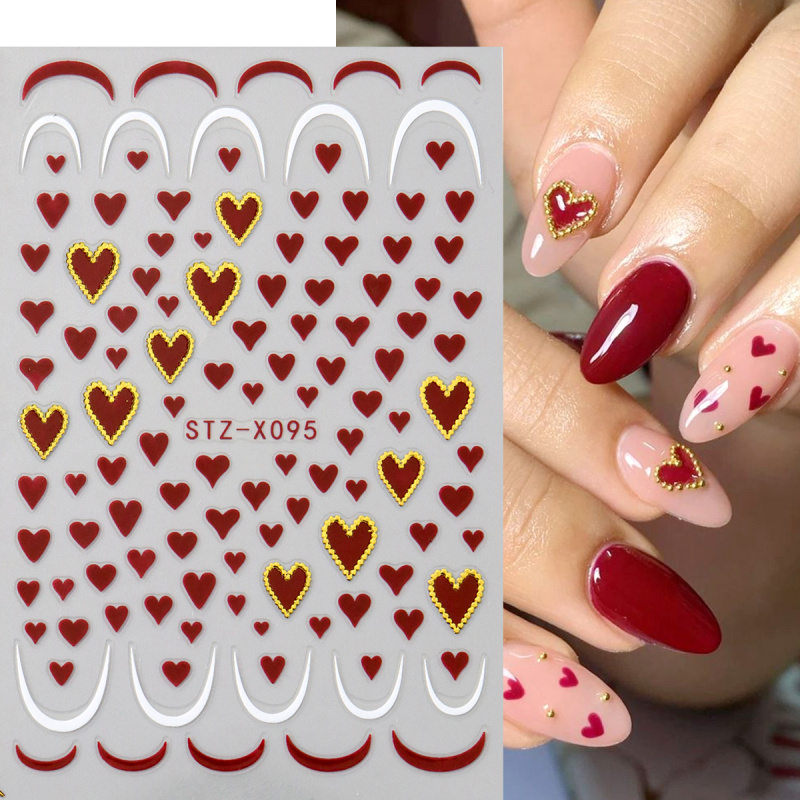 2 stks Mini Liefde Hart Nail A - Nail Art Valentine recensie en prijs