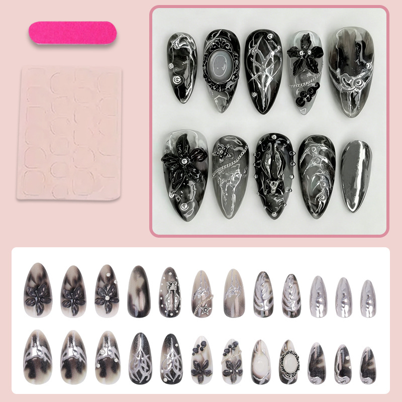 24 stuks bestverkochte donkere - Nail Art Fake recensie en prijs