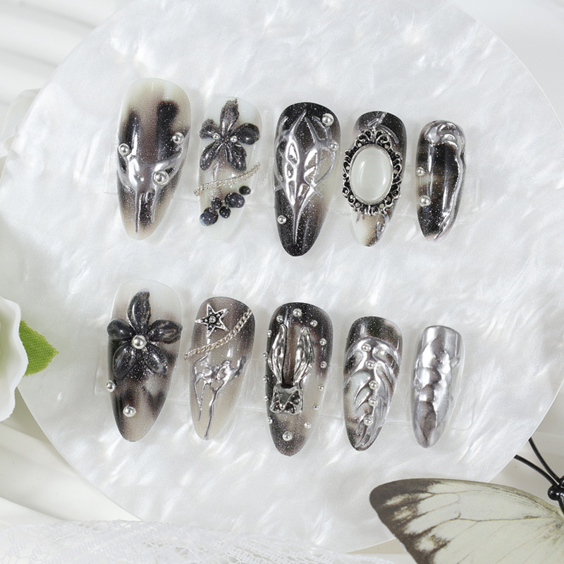 24 stuks bestverkochte donkere - Nail Art Fake recensie en prijs