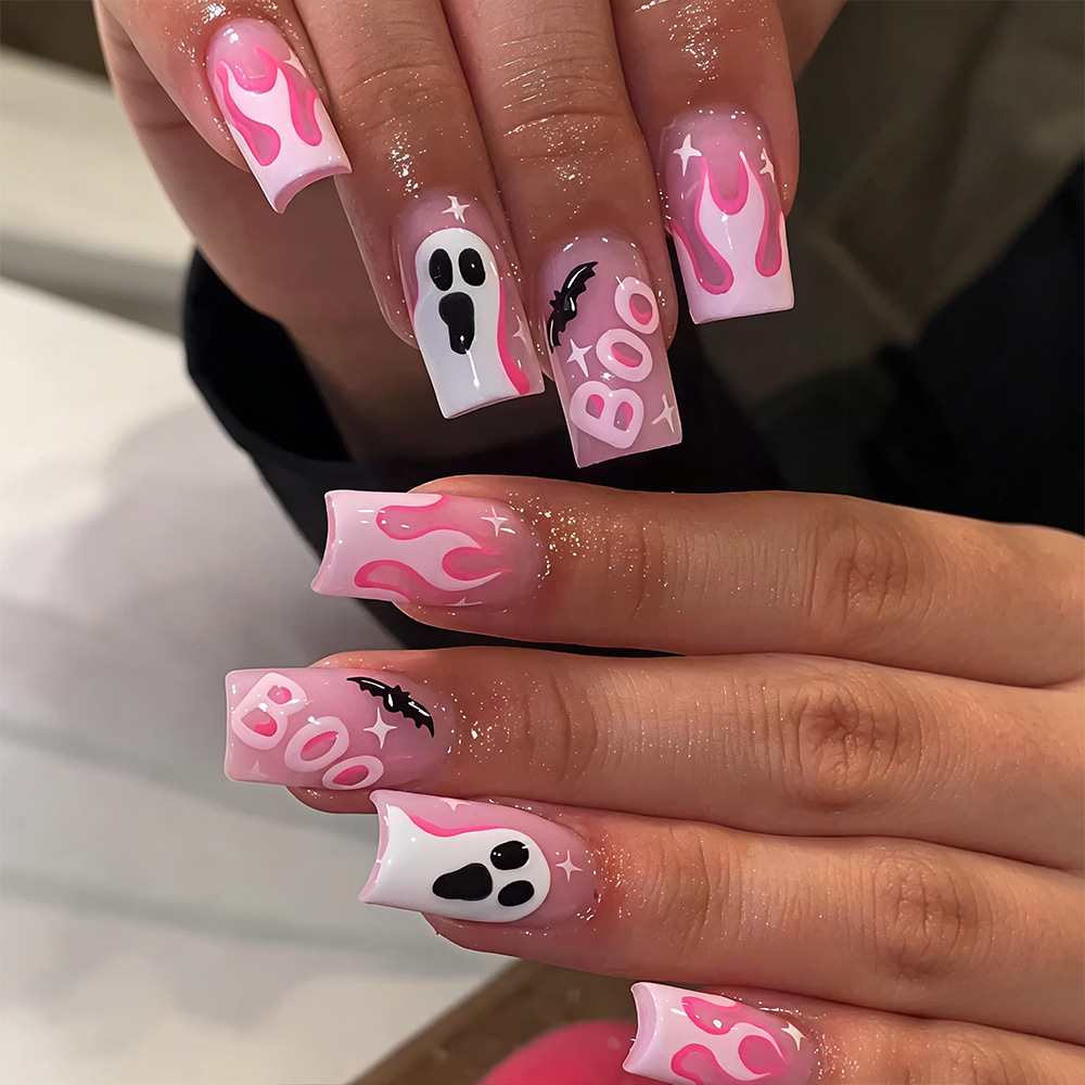 24 stuks Halloween opzetnagels - Nail Art Fake recensie en prijs