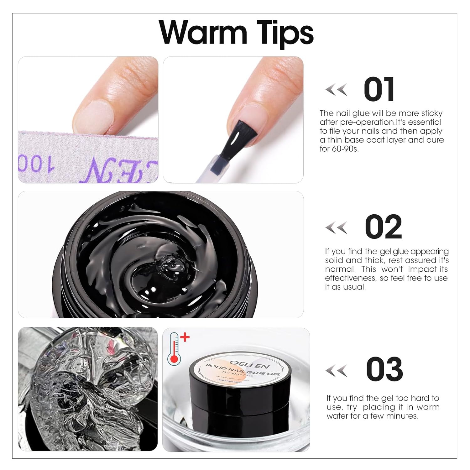 GELLEN Nail Solid Glue Builder - Nail Art Ombre recensie en prijs