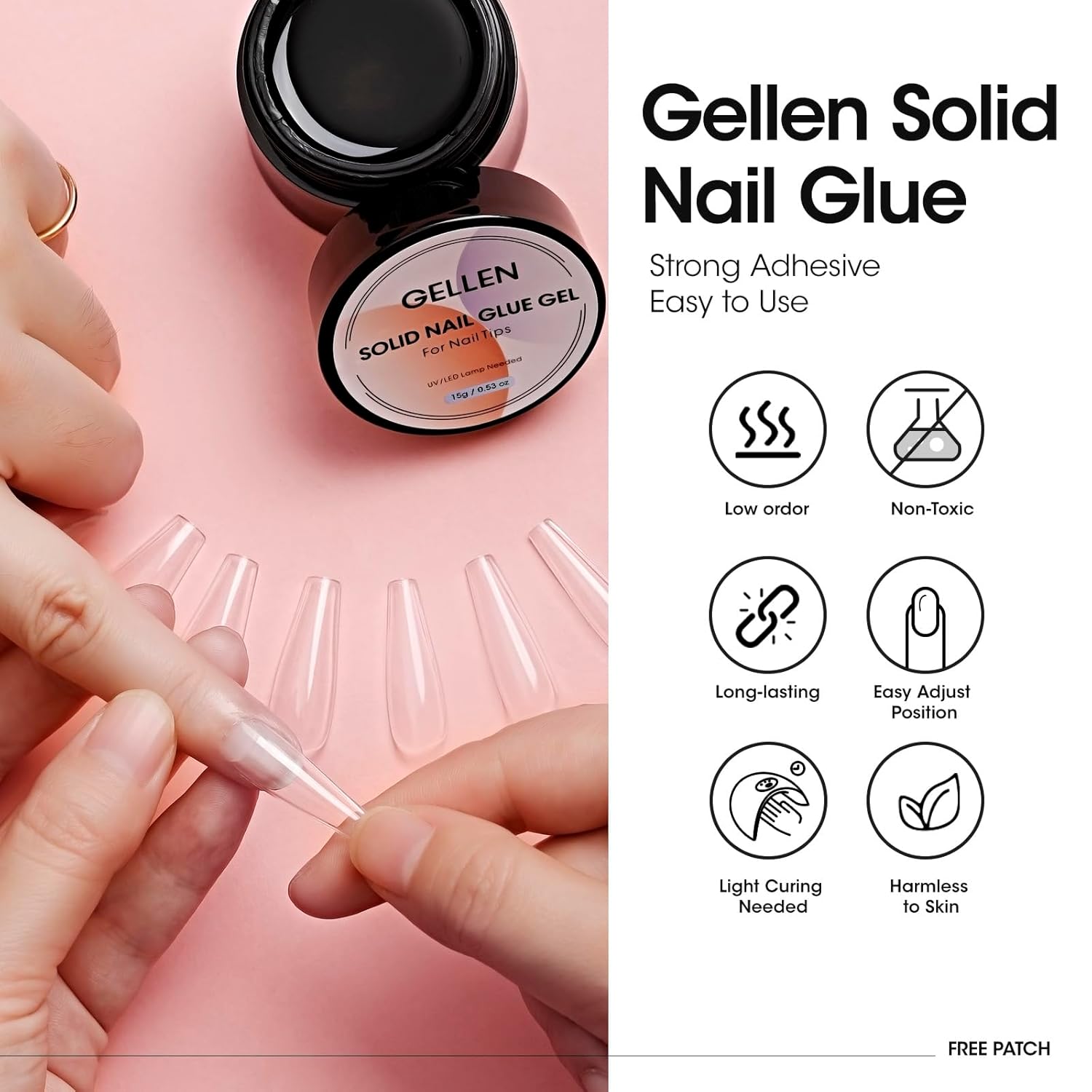 GELLEN Nail Solid Glue Builder - Nail Art Ombre recensie en prijs