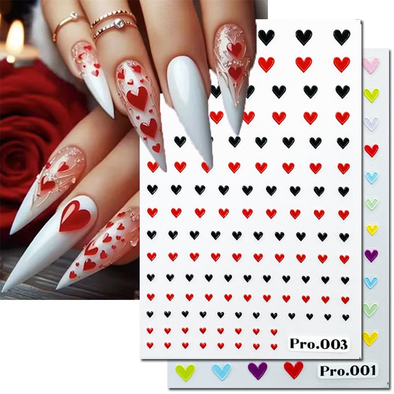 5d Reliëf Nail Art Stickers Va - Nail Art Valentine recensie en prijs