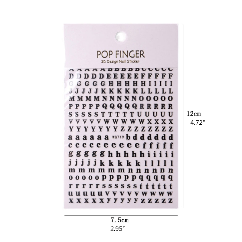 1 Stuks Nieuw Engels Alfabet N - Nail Art Quotes recensie en prijs