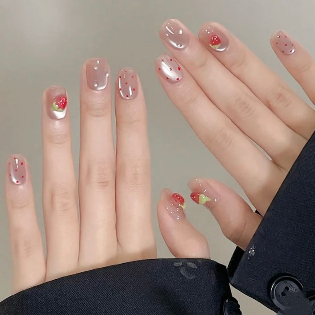 10 stuks kort vierkant Cat Eye - Nail Art Fake recensie en prijs