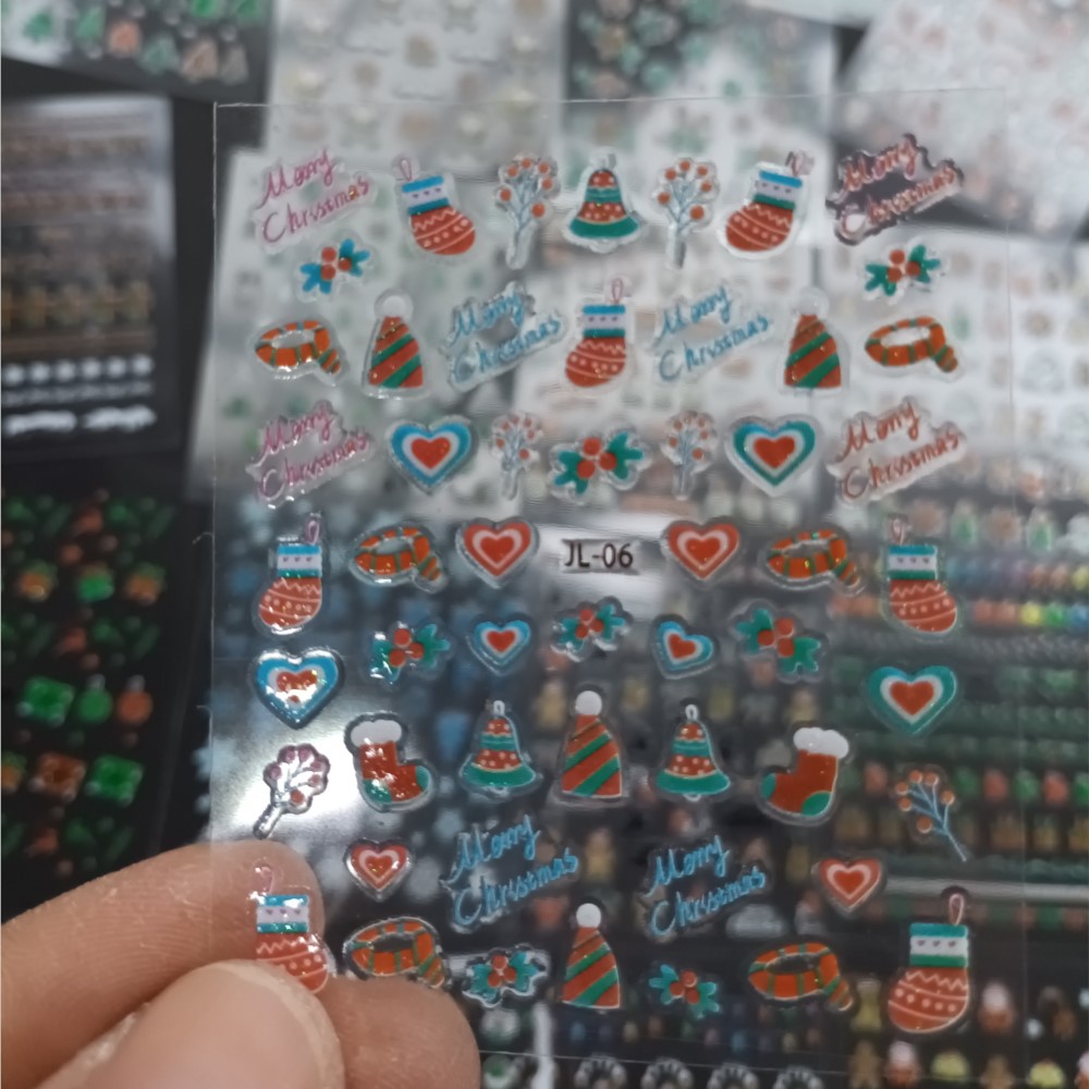 30 STKS Kerst Nail Art Sticker - Nail Art Xmas Stickers recensie en prijs