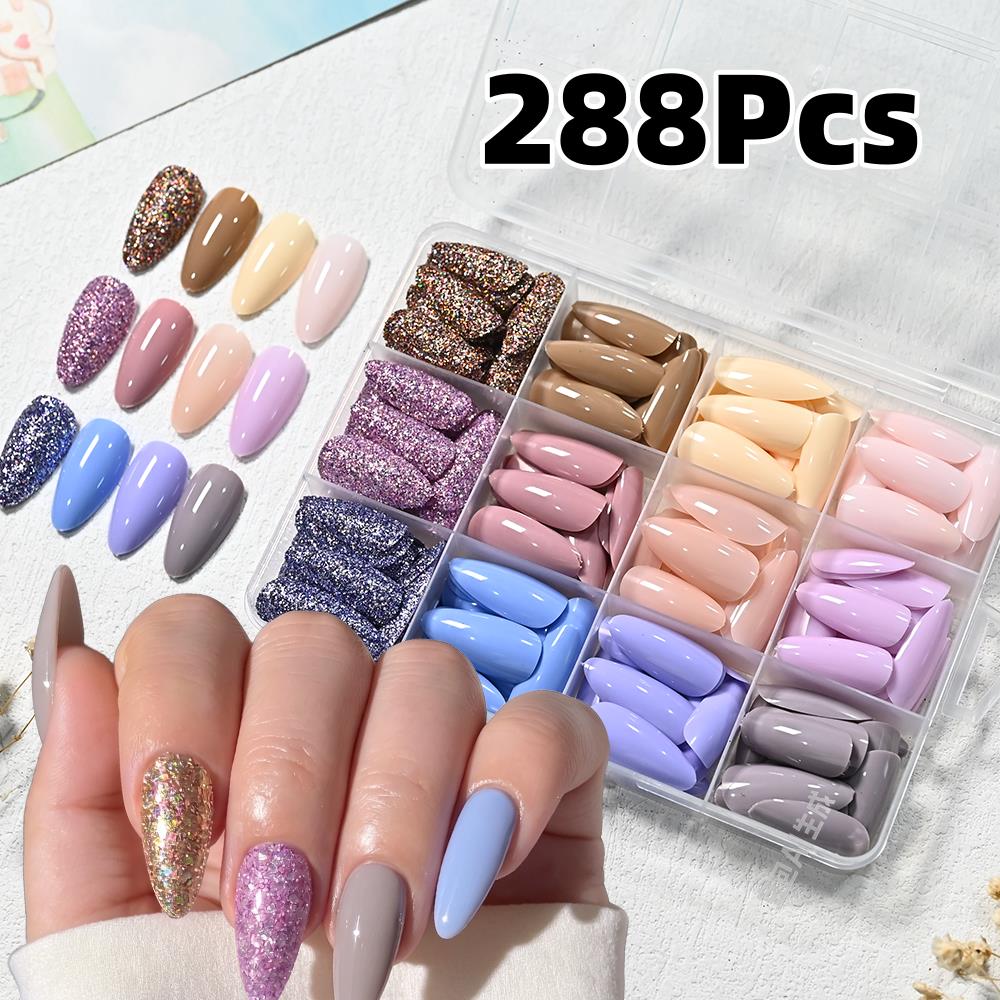 288 stuks glanzende macaron me - Nail Art Design recensie en prijs