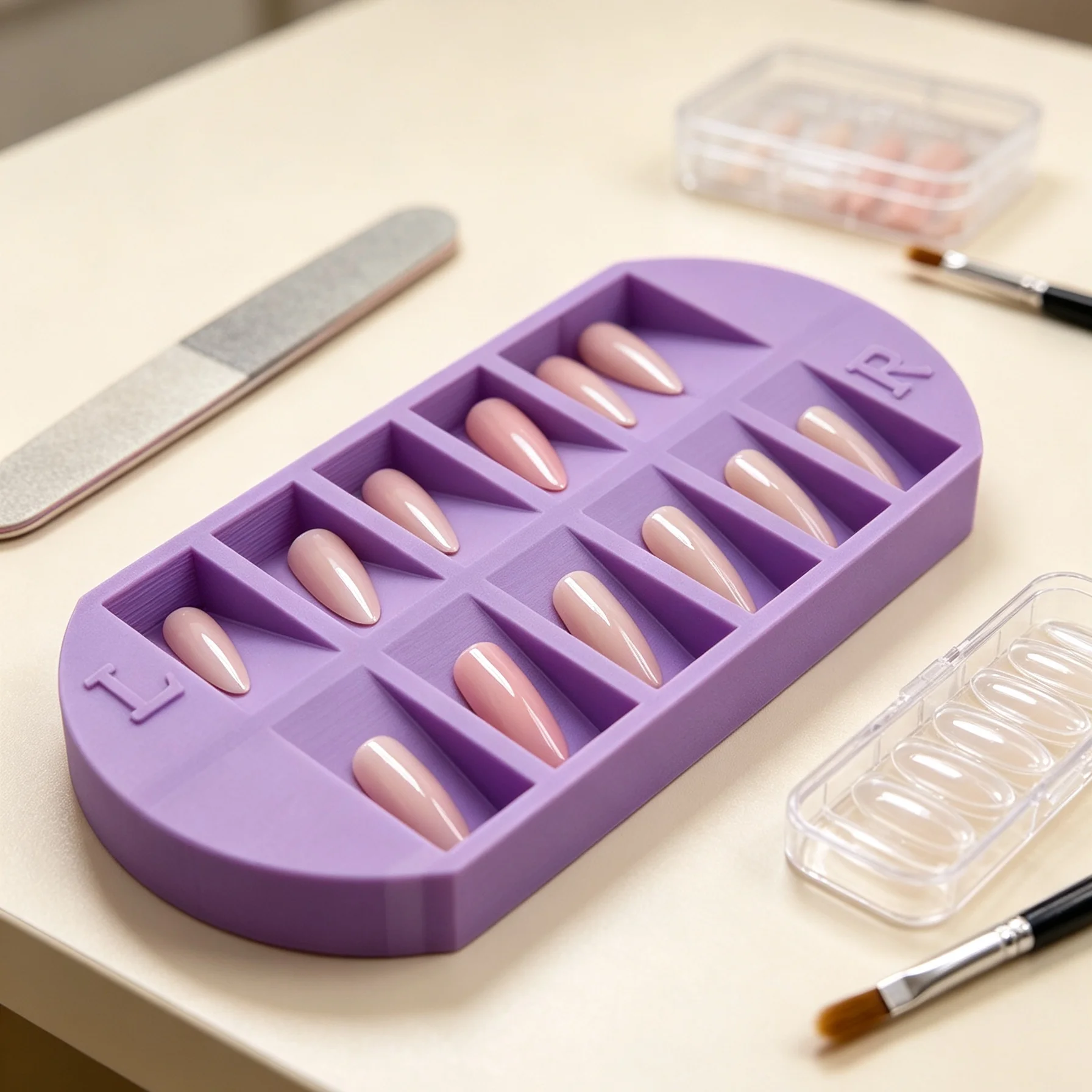 8-vakjes nageltip opbergbak me - Nail Art Quotes recensie en prijs