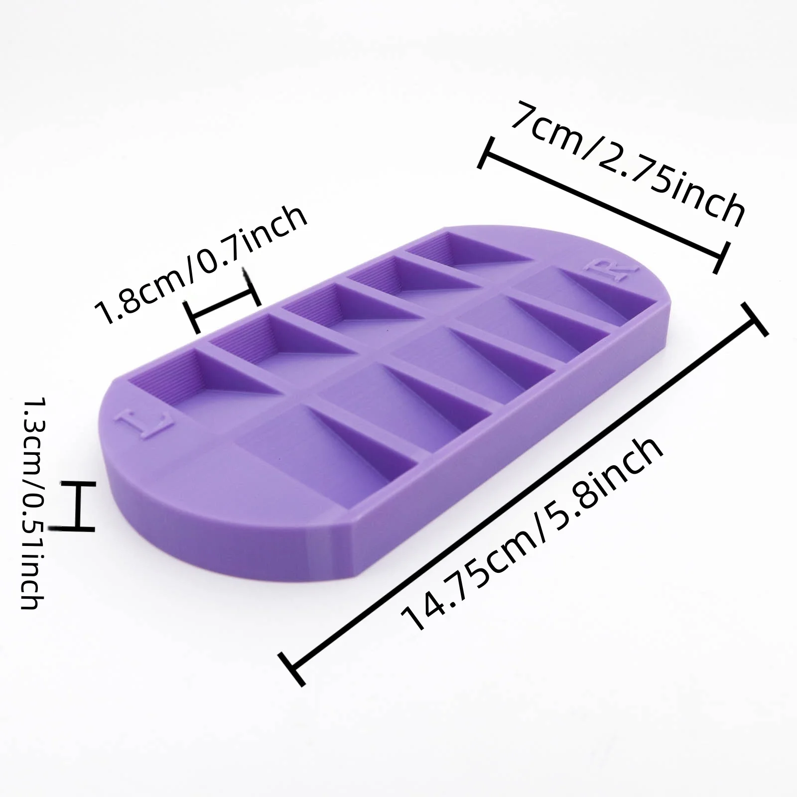 8-vakjes nageltip opbergbak me - Nail Art Quotes recensie en prijs