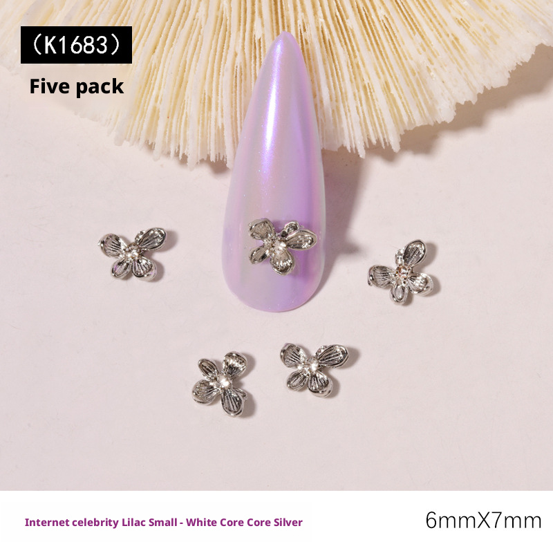 10 Stuks Y2K Lila Bloem 3D Nag - Nail Art Lilac recensie en prijs