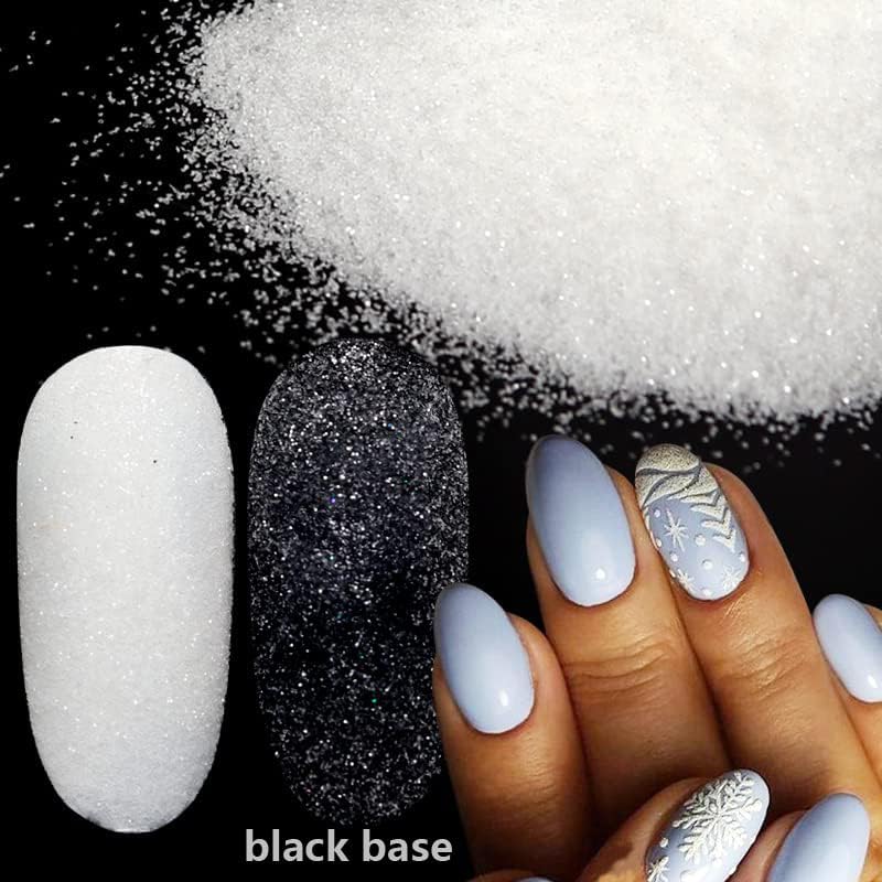 50 g/zak Kerst Wit Zwart Suike - Nail Art Xmas Stickers recensie en prijs