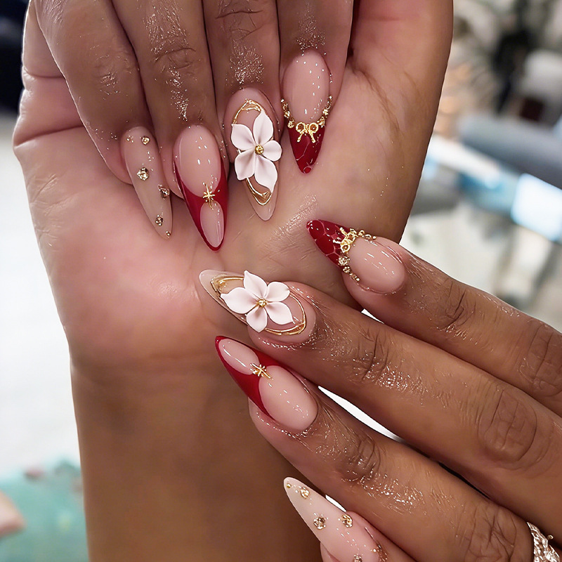 24 stuks afgewerkte amandelvor - Nail Art Fake recensie en prijs