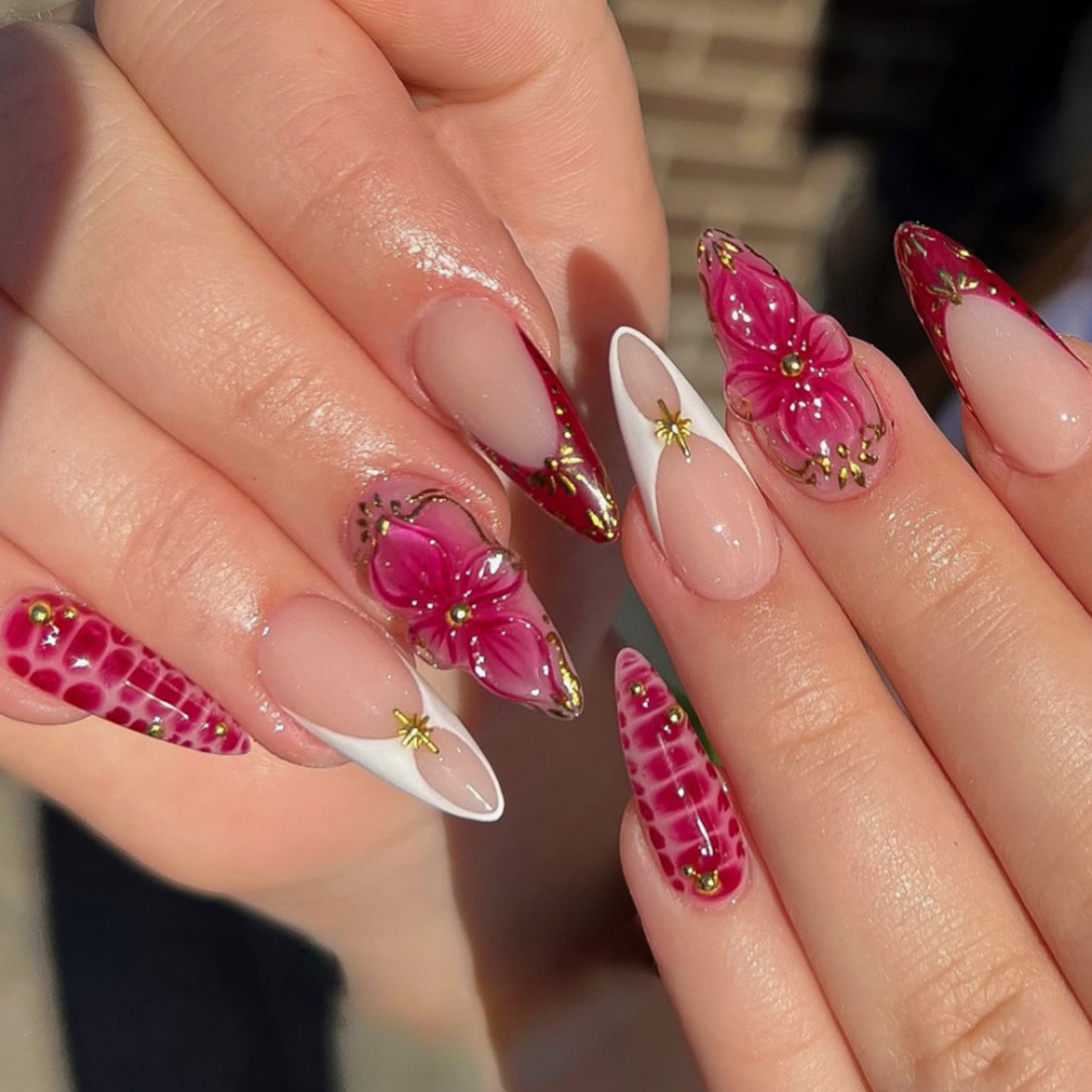 24 stuks afgewerkte amandelvor - Nail Art Fake recensie en prijs