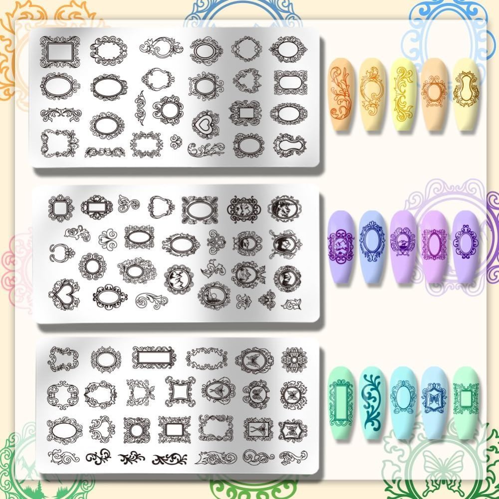 3 stuks vintage fotolijst nage - Nail Art Motif recensie en prijs