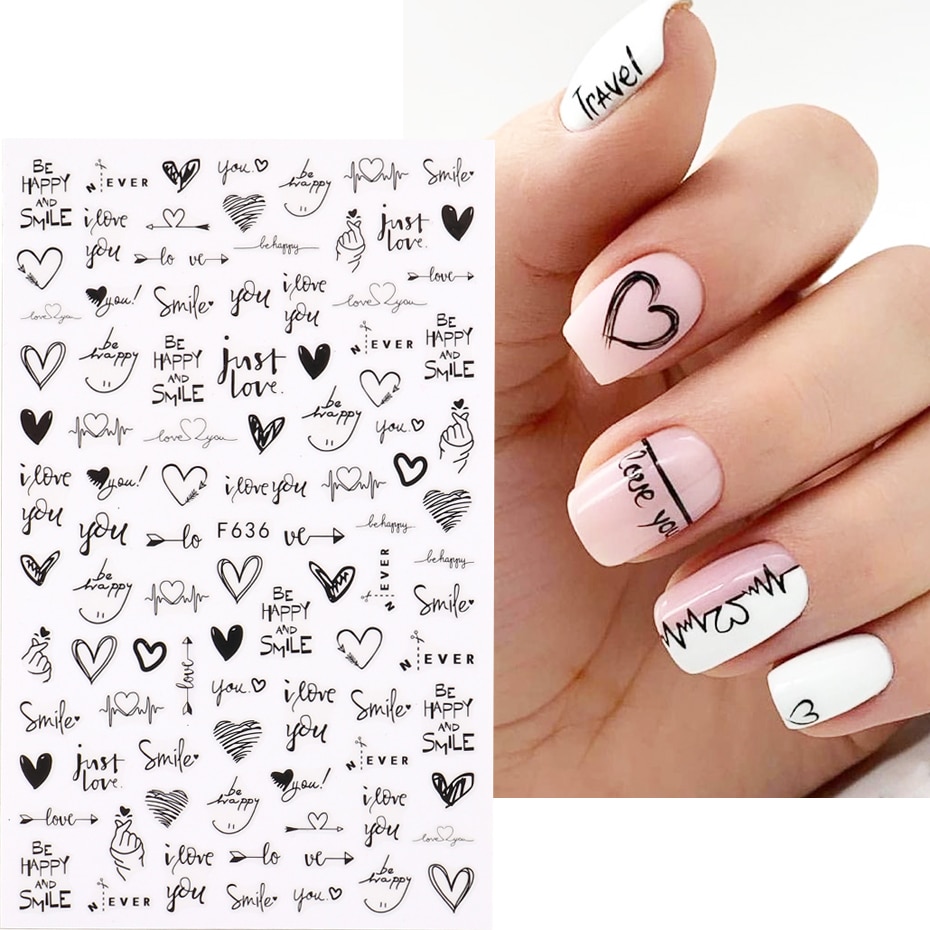 2 stuks Hart Liefde Ontwerp 3D - Nail Art Valentine recensie en prijs