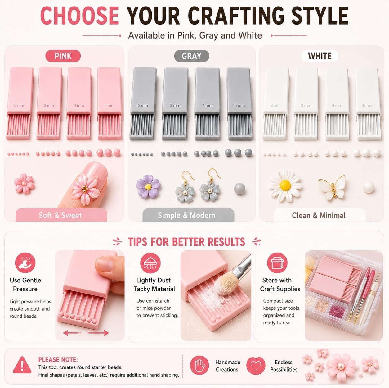 4-delige 3D-print klei gelball - Nail Art Design recensie en prijs