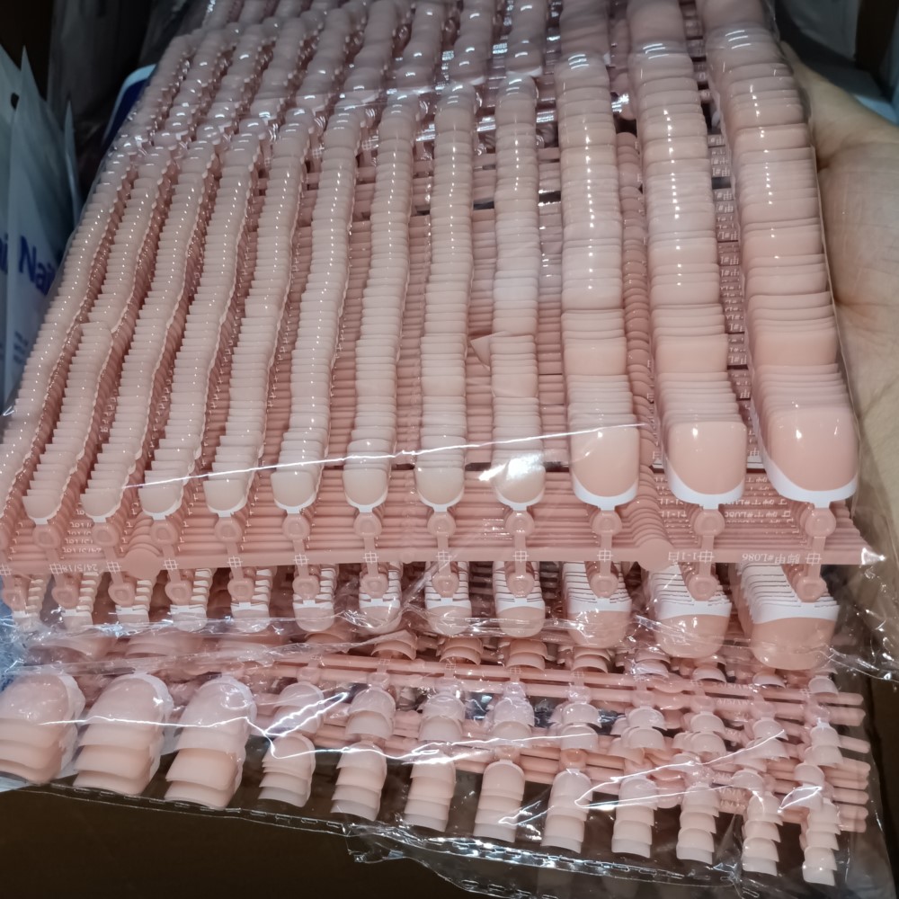 120 stuks vierkante teennagelt - Nail Art Ombre recensie en prijs