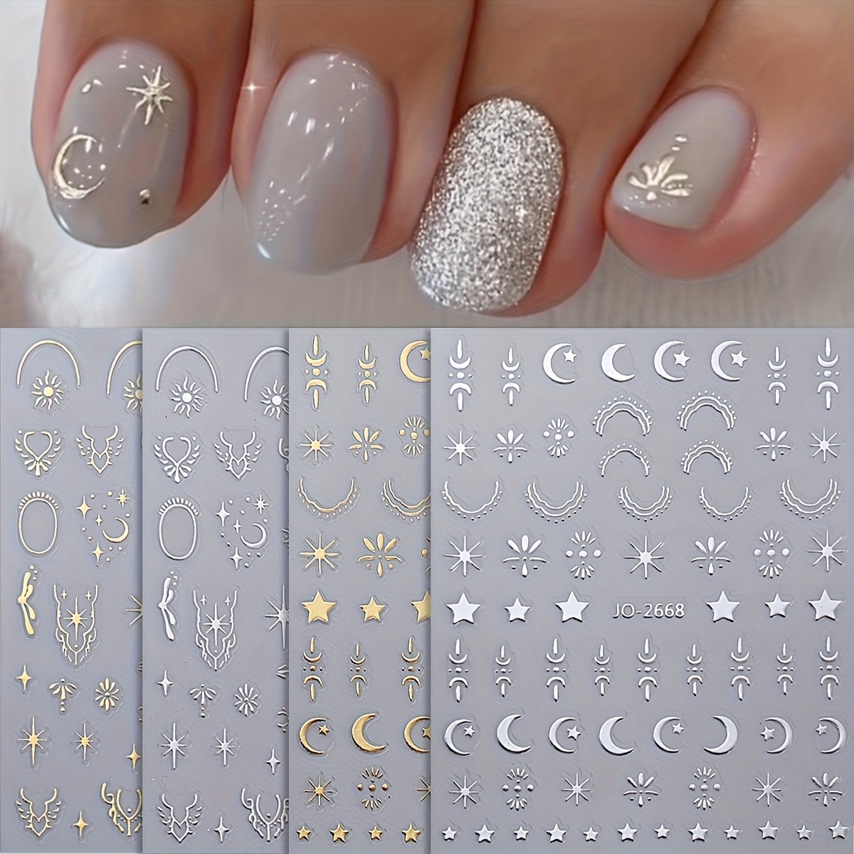 Set van 4 Boheemse ster- en ma - Nail Art Quotes recensie en prijs