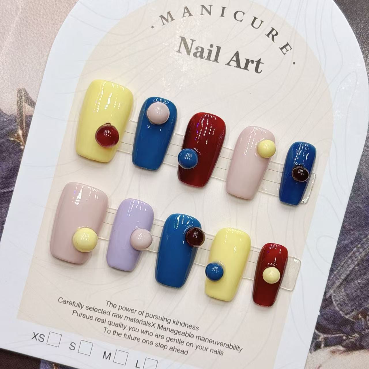 Kleurrijke kleurrijke coole en - Nail Art Fake recensie en prijs
