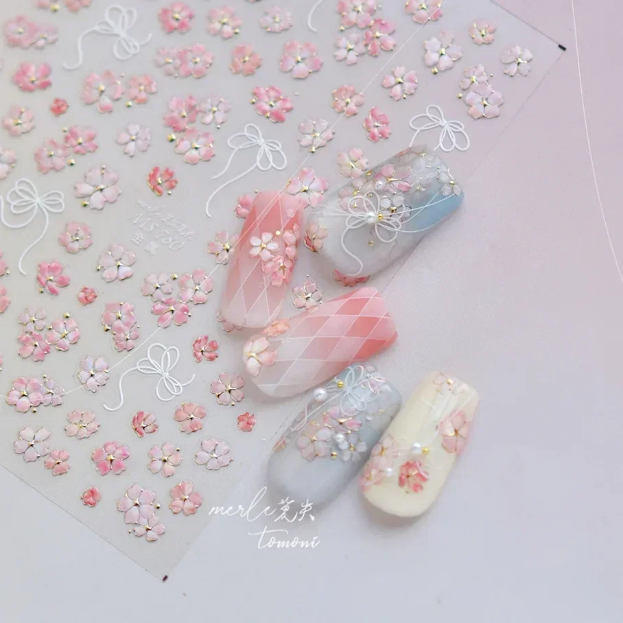 5D bloemen vogel vlinder nail  - Nail Art Lilac recensie en prijs