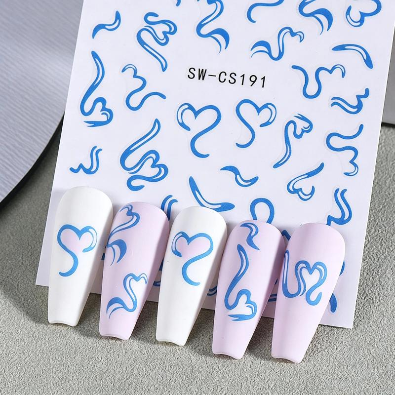 2 vellen zoete nail art sticke - Nail Art Valentine recensie en prijs