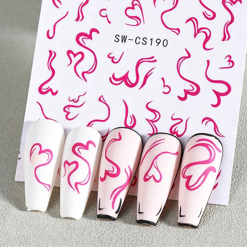 2 vellen zoete nail art sticke - Nail Art Valentine recensie en prijs