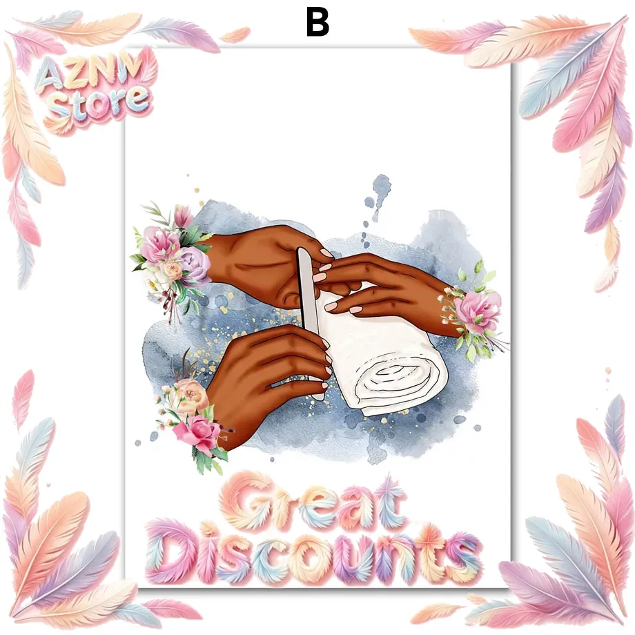 Wanddecoratie Canvas Schilderi - Nail Art Design recensie en prijs