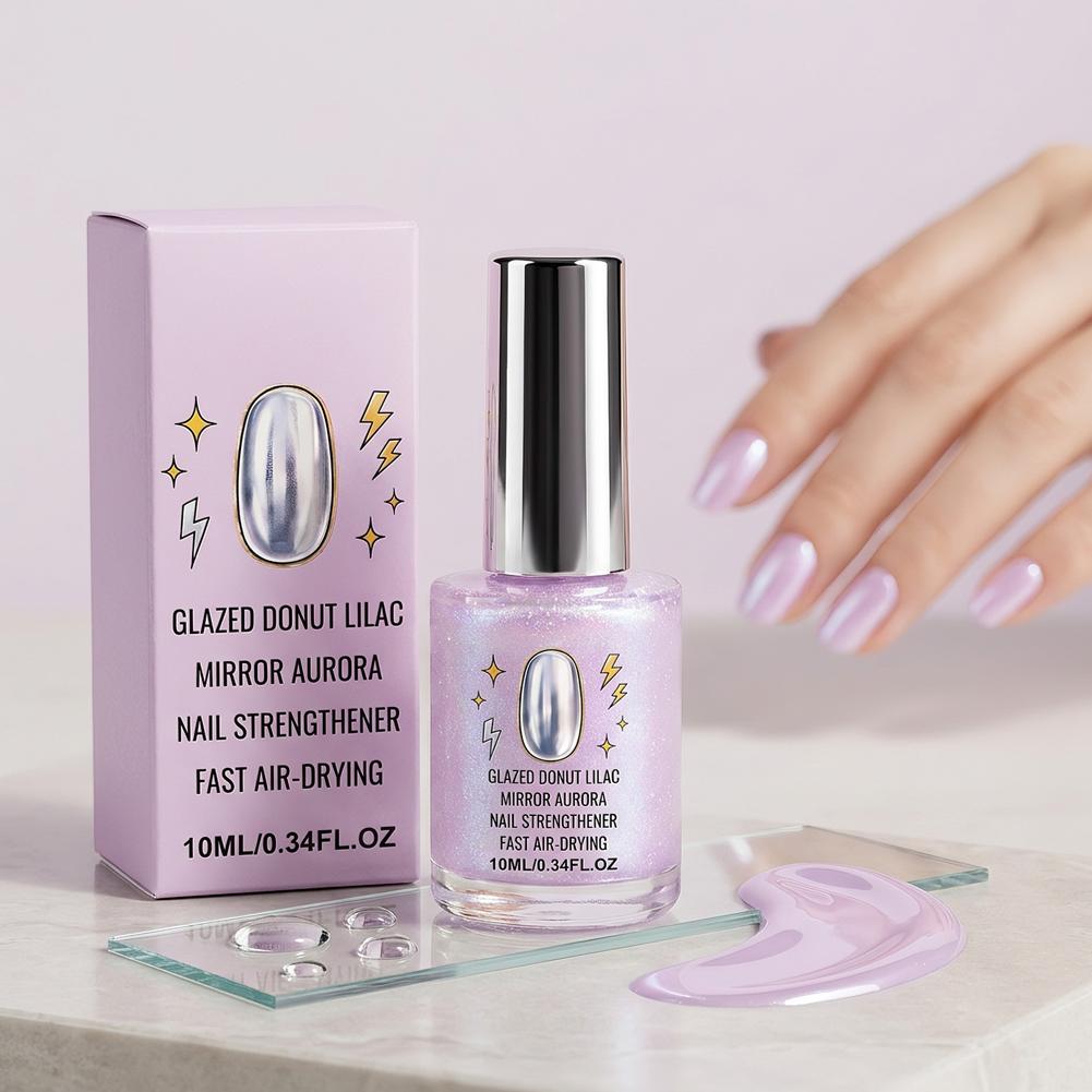 Geglazuurde Lila Nagellak Mirr - Nail Art Lilac recensie en prijs