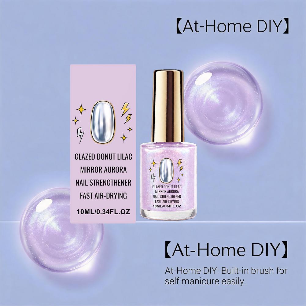 Geglazuurde Lila Nagellak Mirr - Nail Art Lilac recensie en prijs