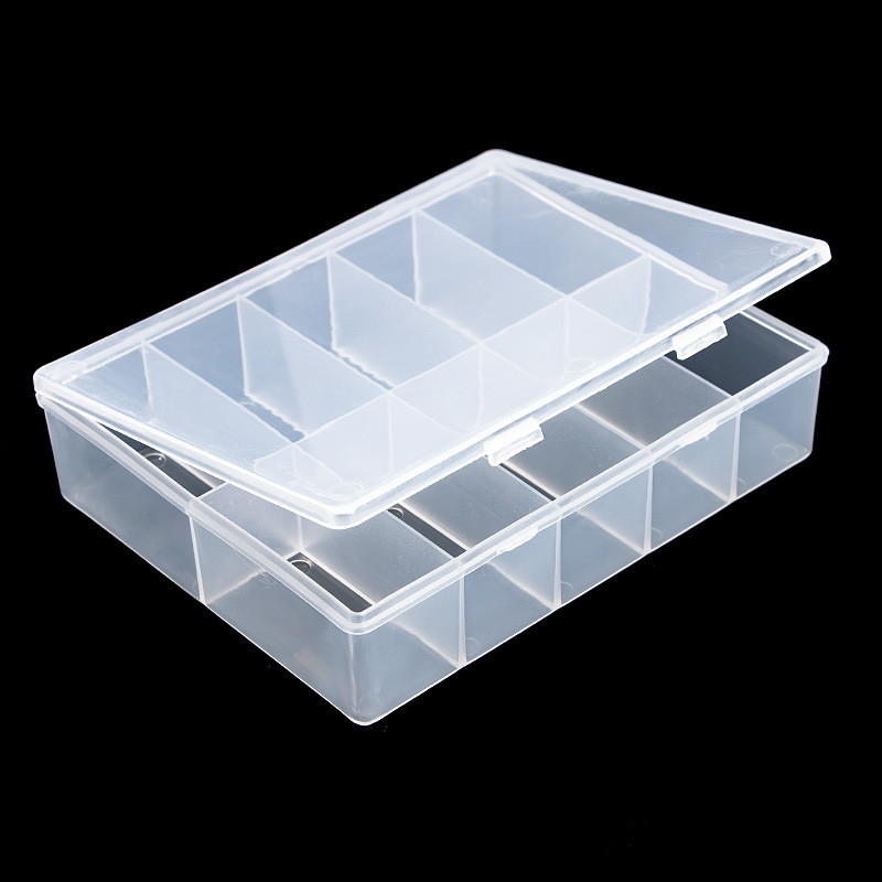 10 Grids Lege Clear Opbergdoos - Nail Art Motif recensie en prijs