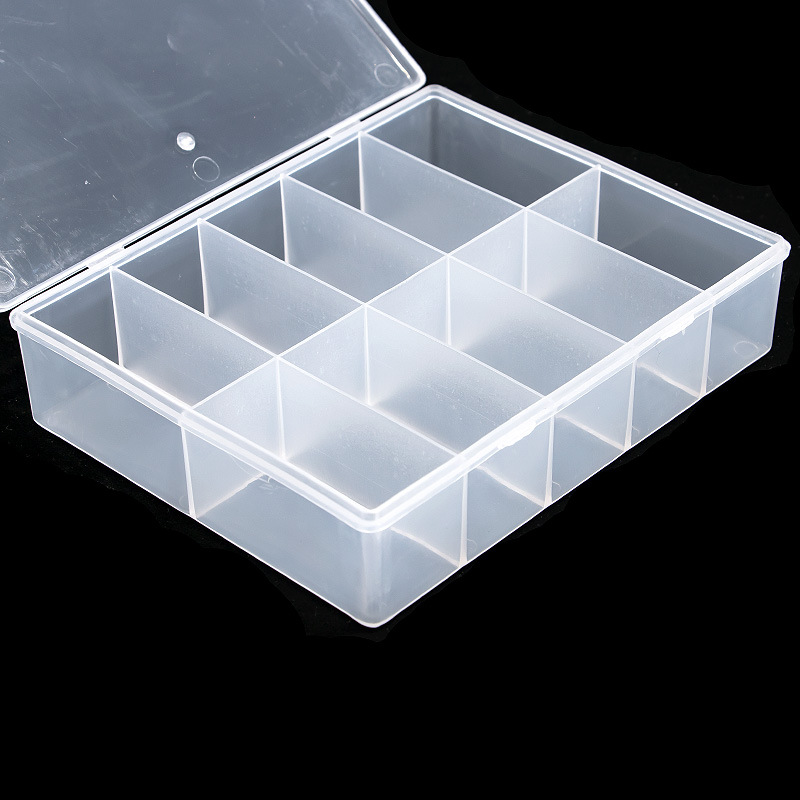 10 Grids Lege Clear Opbergdoos - Nail Art Motif recensie en prijs
