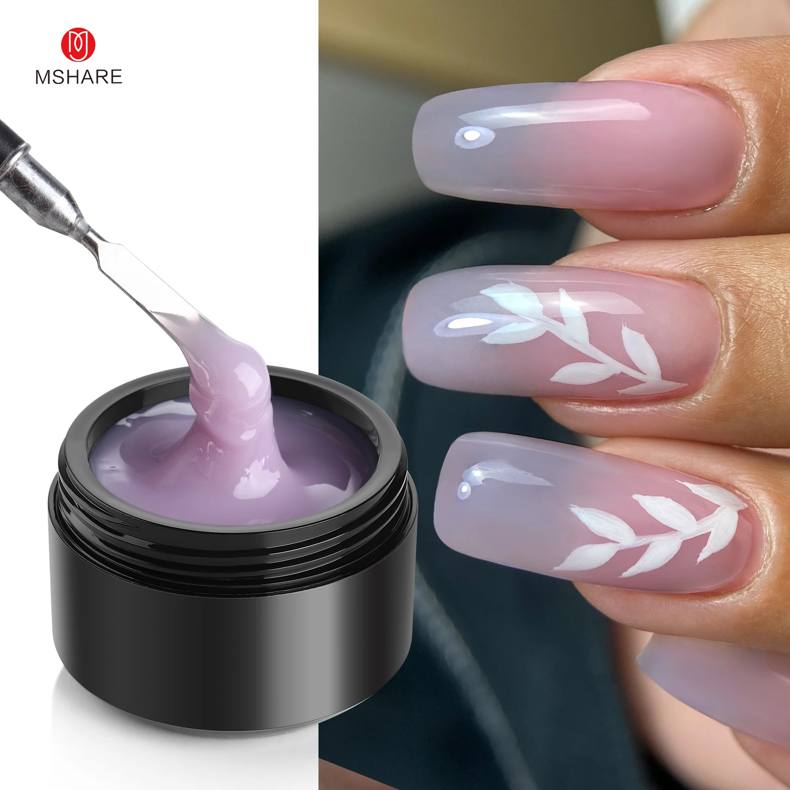 MSHARE Paars Lila Builder Exte - Nail Art Lilac recensie en prijs