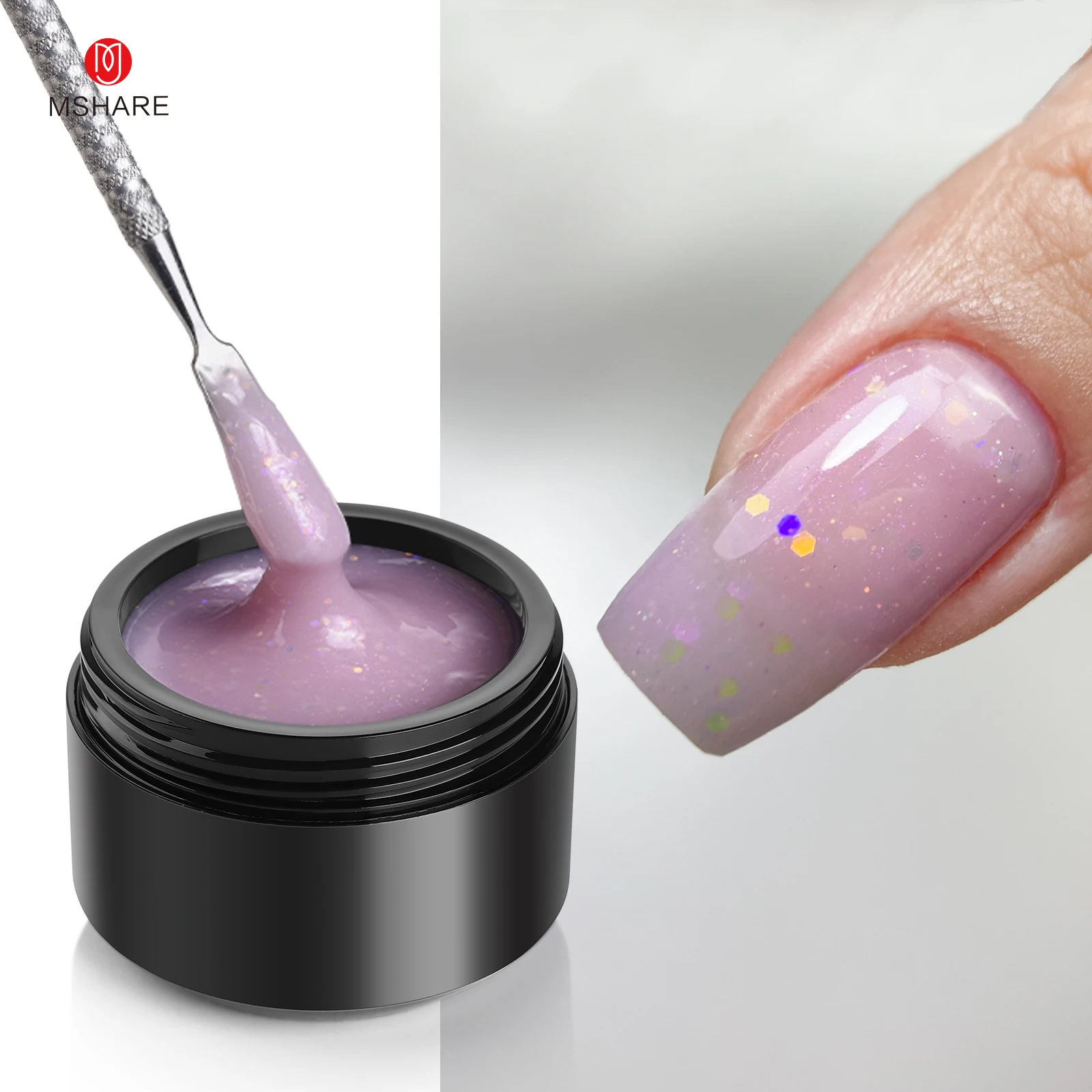 MSHARE Paars Lila Builder Exte - Nail Art Lilac recensie en prijs