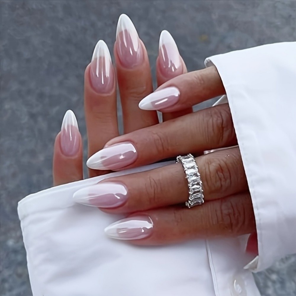 24 stuks melkachtig witte opdr - Nail Art Ombre recensie en prijs