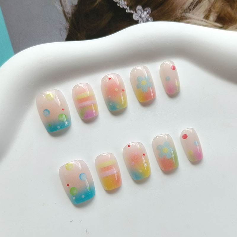 10 stuks regenboog bubblegum z - Nail Art Ombre recensie en prijs